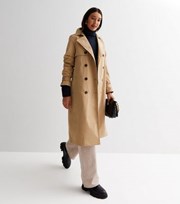 New Look Tall Camel Belted Trench Coat